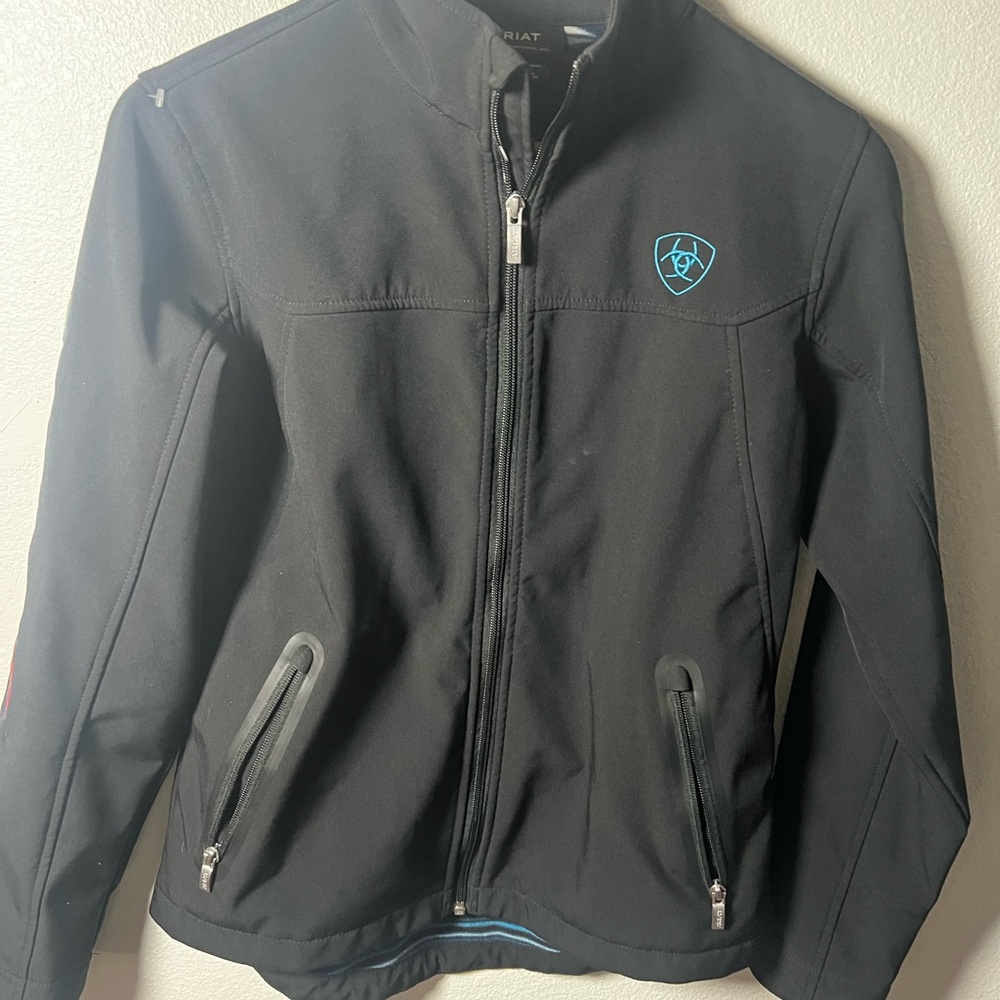 Ariat Black Jacket with Multicolor Pattern